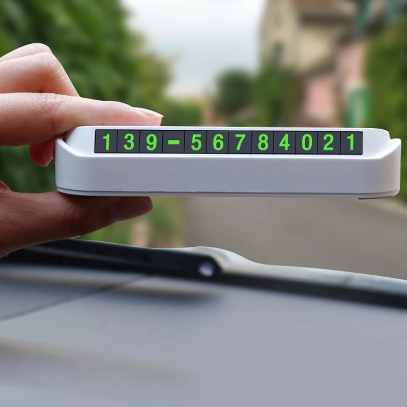 1 шт. автомобильный Стайлинг временная парковочная карта телефонная карточка