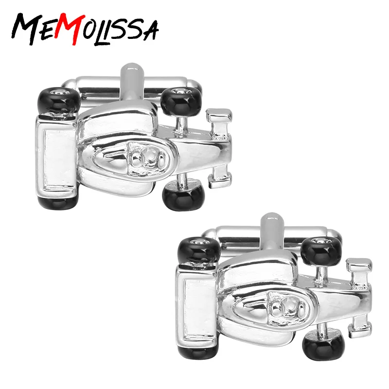 Запонки MeMolissa мужские в форме рубашки модные мотоцикла дизайнерские высокого