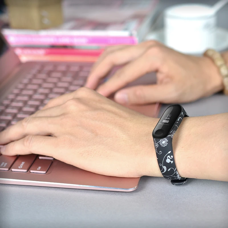 10 шт./упак. спортивный силиконовый ремешок для xiaomi mi band 3 Аксессуары Красочный наручный ремешок браслет для mi band 3 ремешок для часов