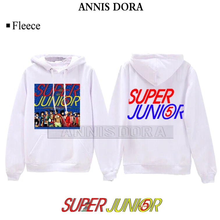 Super Junior SJ heechul Donghae Eunhyuk kyuhyun leeteuk 5TH Logo Hoodie|logo hoodie|hoodie hoodyhoodie logo |