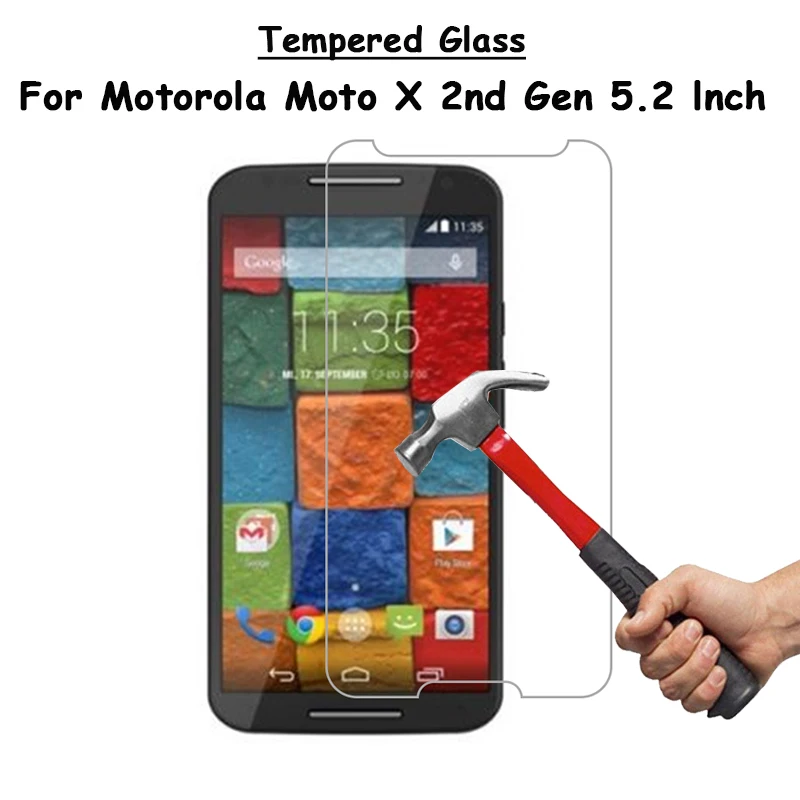 Закаленное стекло для Motorola Moto X2 2nd Gen X + 1 2014X2 5 2 &quot ультратонкая Взрывозащищенная