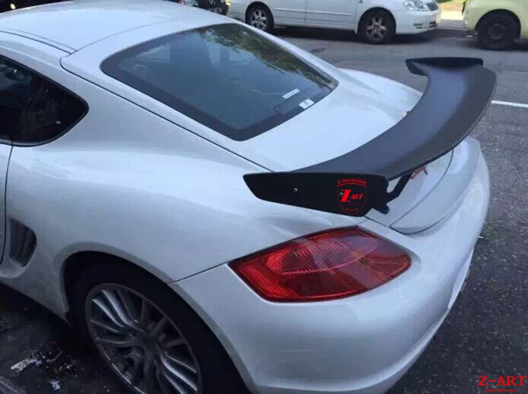 

Fit for Porsche Cayman 987 GT4 GT Z-ART 05-12 carbon fiber large tail spoiler wing