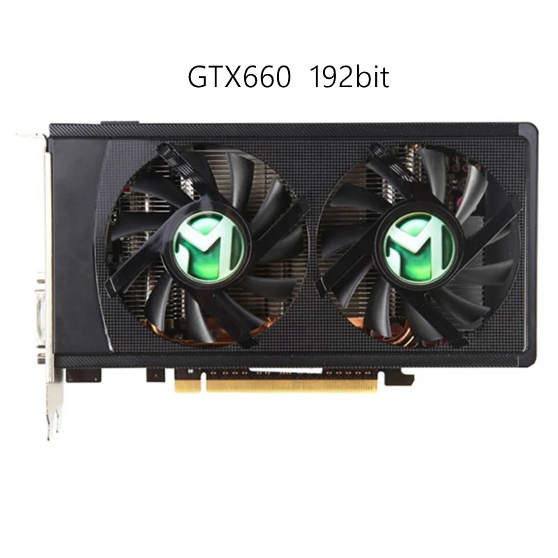 Б/у оригинальная видеокарта GTX660 2 ГБ GDDR5 192 бит для игрового компьютера nNIVDIA