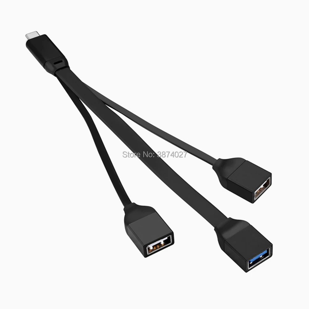 OTG USB 3.0 Type C Hub to usb хаб 3 1/3 0 Super Speed Splitter 4 в 1 для Macbook Pro Laptop Phone Use|Кабели VGA| |