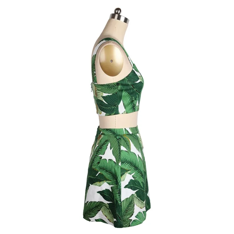 Женский винтажный комплект из 2 предметов хлопковая короткая трапециевидная