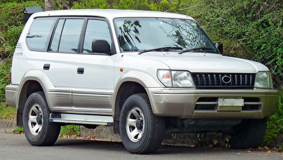 Хромированная накладка на обод боковой лампы для Toyota Land cruiser Prado fj90 3400 спойлер SUV ABS