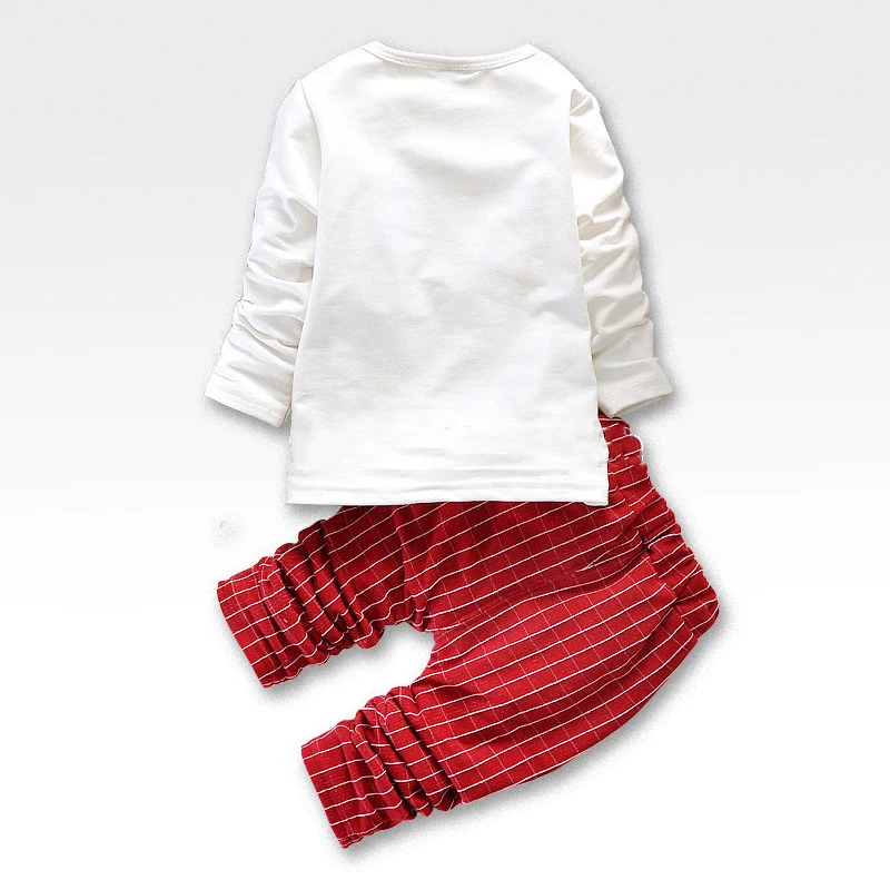 BibiCola Мальчики строгий комплект одежды для мальчиков костюм в клетку малышей