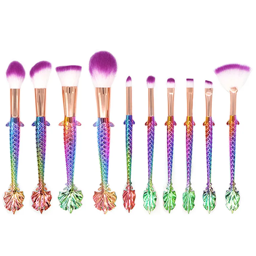 Подходит для быстрого макияжа быстросохнущие 10 шт. макияж русалки основа тени