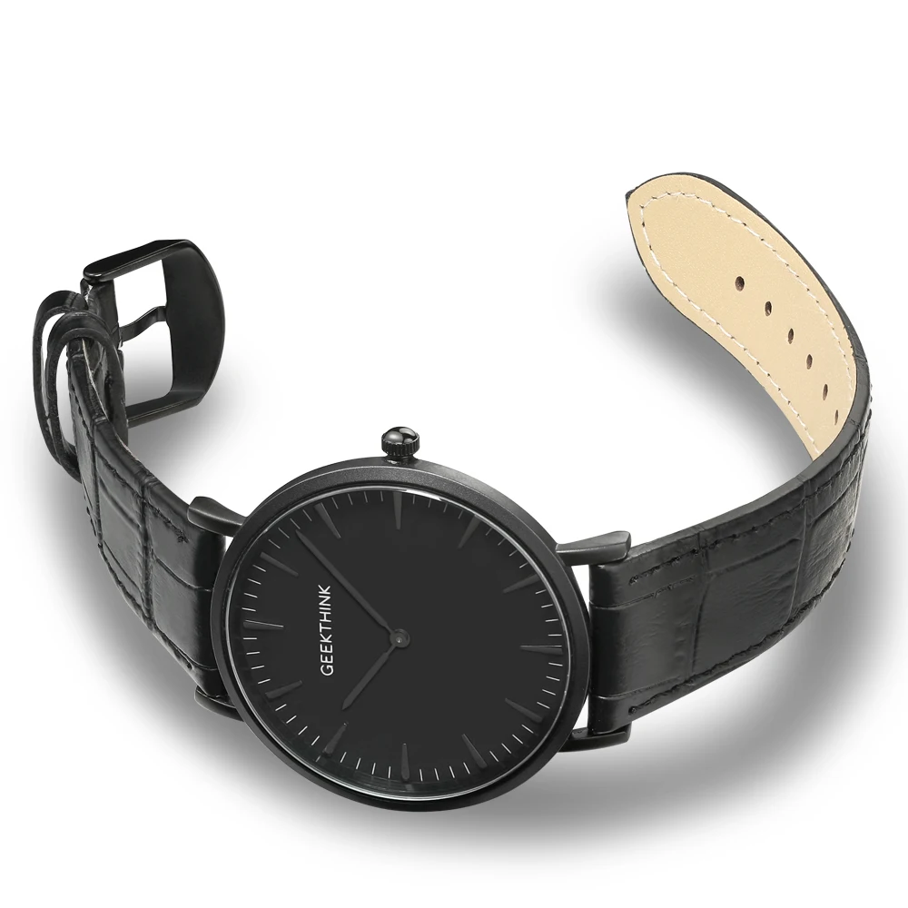 Мужские ультратонкие кварцевые часы с японским механизмом роскошные деловые