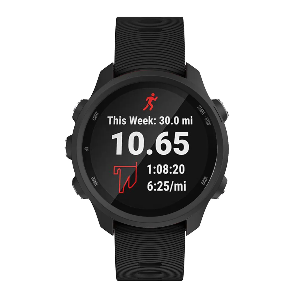 Силиконовый ремешок для наручных часов сменный Garmin Forerunner 245 M аксессуары умных