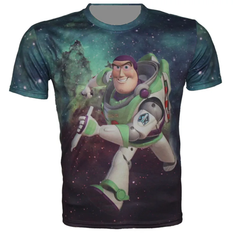 2018 Summer Children New Fashion Clothes Cartoon Print 3D T-Shirt Cool Boy Girl Casual Short Sleeve Fit Height 95-155CM | Детская одежда