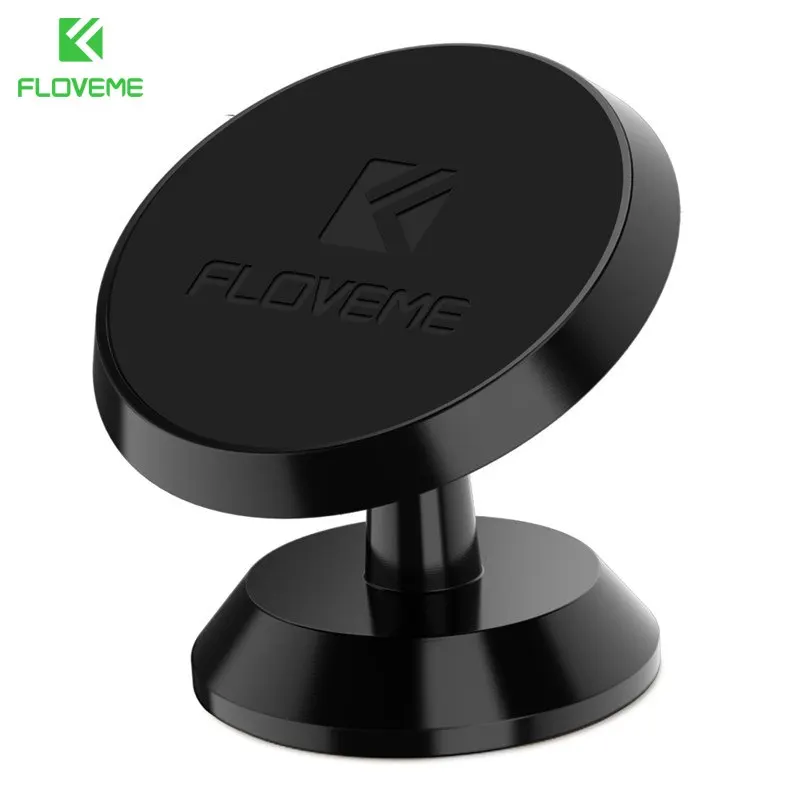 Black Type 2 Магнитный автомобильный держатель для телефона FLOVEME для iPhone X 3 типа, магнитный держатель-подставка для телефона в автомобиле, держатель для Xiaomi Redmi Note7 - Цвет: Black Type 2