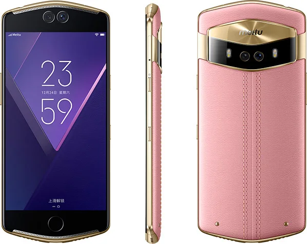 Meitu V6 4G LTE 6 ГБ ОЗУ 128 Гб ПЗУ MT6799 Deca Core 5,5 'Двойная фронтальная и задняя камера селфи красота Быстрая зарядка мобильный телефон
