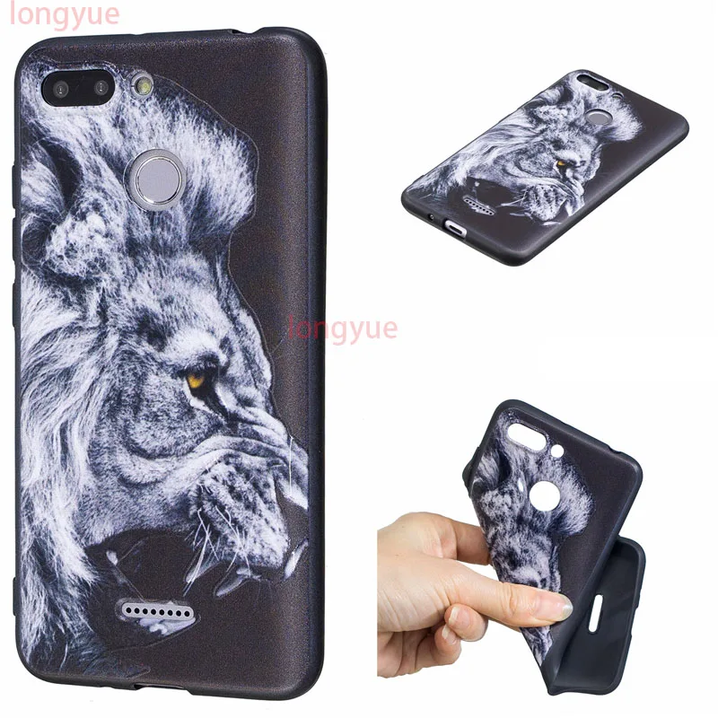 Case For Xiaomi Redmi 6 Cover 3D Cute Bags Soft Silicone TPU 6A Phone Cases |
