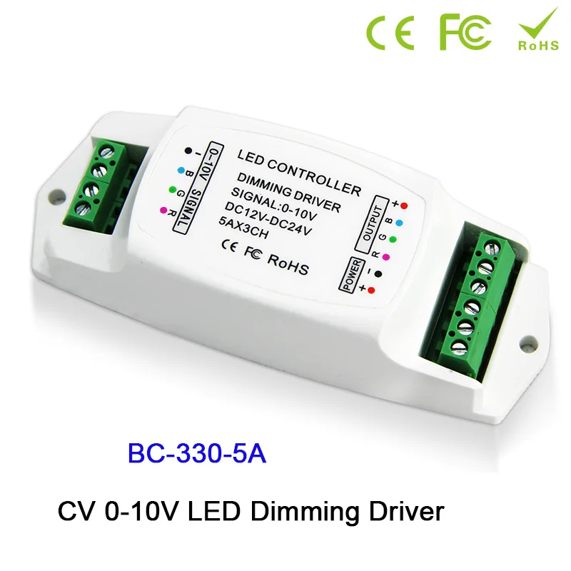 Фонарь управления яркостью 5A * 3CH 0 10V LED Driver CV PWM 10A/1CH 10v|Диммеры| |
