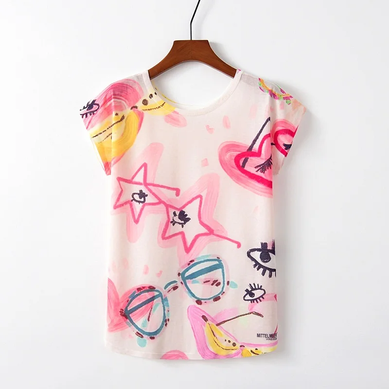 M001 Love Летние женские футболки, новинка, Harajuku Kawaii, милый стиль, панда, единорог, буквенный принт, свободная футболка, повседневные топы с коротким рукавом, футболки - Цвет: M001 Love