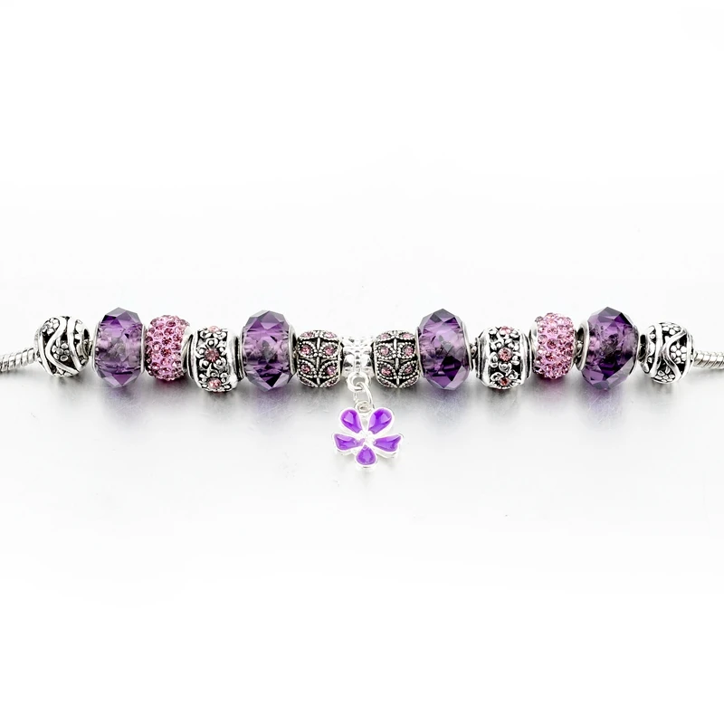 Женские серебряные браслеты ATTRACTTO рождественский подарок для браслетов с