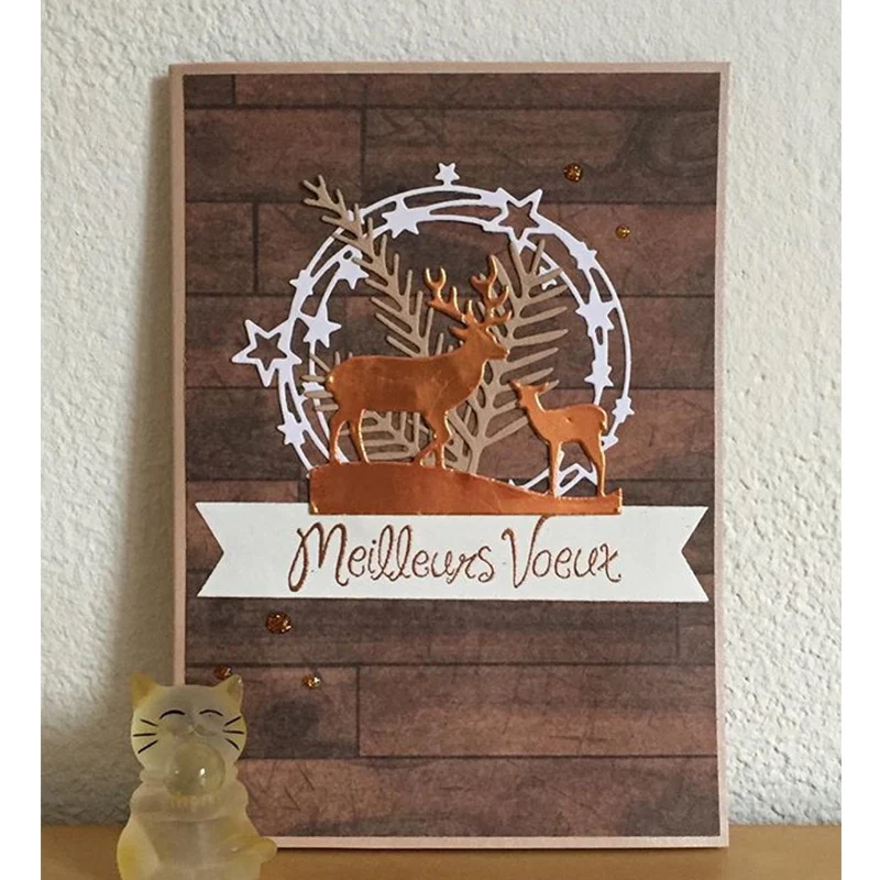 Конский зажим Сердце Звезда рамка металлические штампы трафареты для сделай сам