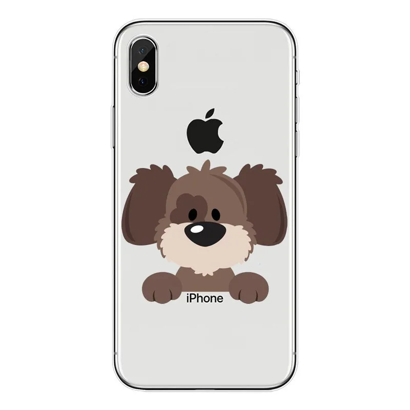 Мягкий чехол из ТПУ для iPhone 5 5S SE 6 6S 7 8 Plus XR X XS Max Pug Dog силиконовый телефона|Бамперы| |