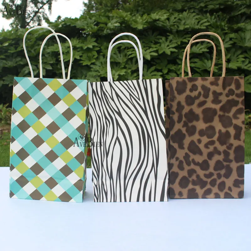 Подарочный пакет из крафт бумаги AVEBIEN 10 шт. 21x13x8 см|bag f|bag fashionbags with |
