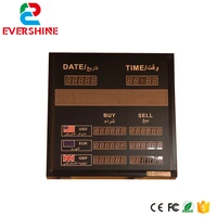 7 segment digit money price list led sign use for bankhotelairport exchange rate 1 0 1 2 1 5 led electronic board