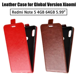 flip case for xiaomi redmi note 5 4gb 64gb luxury leather protective case for redmi note 4x mi a1 redmi 5 plus phone cover free global shipping