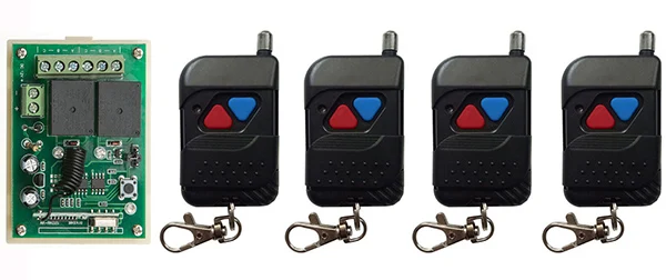 DC12V 2CH RF Wireless Remote Control Relay Switch Security System Garage Doors Electric lamp/ window | Электроника