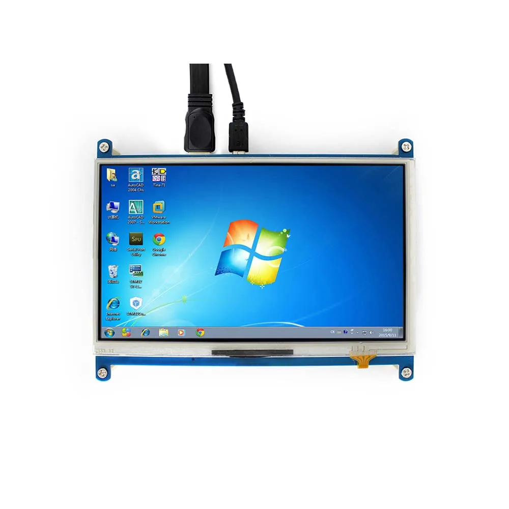 7 дюймовый HDMI LCD 1024*600 резистивный сенсорный ЖК дисплей планшет интерфейс для Raspberry