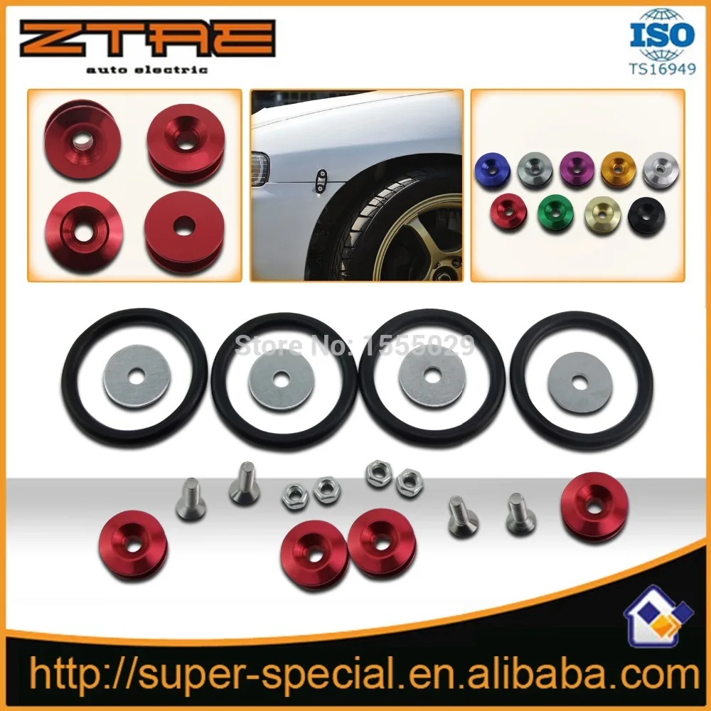 JDM Quick Release Fasteners are ideal for front bumpers rear and trunk / hatch lids | Body Kits