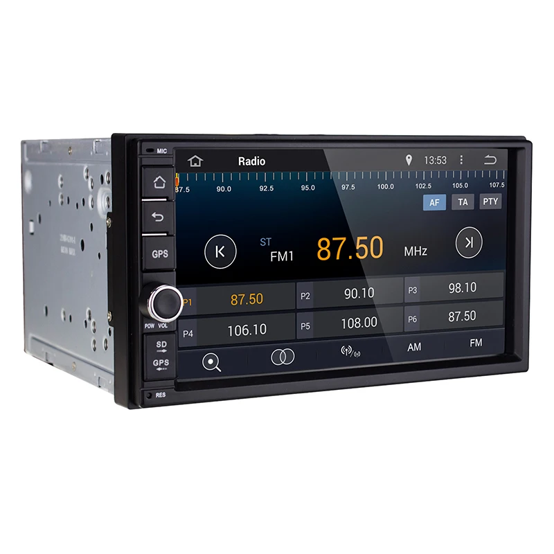 Android 4.4 2 Din 7'' In-Dash Universal Car Radio+GPS+Bluetooth+WIFI+RDS+800*480 Resolution Support 3G OBD Function | Автомобили и