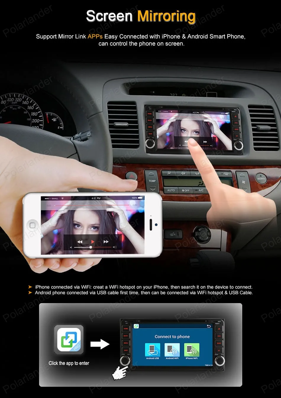 Android 2003 автомобильный DVD-плеер для Toyota Hilux VIOS Old Camry Corolla Prado RAV4 2008-2 din