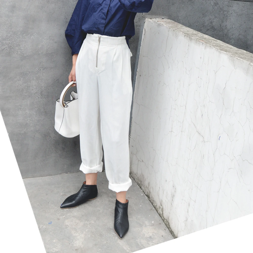 

Genuine Leather Soft Autumn Modern Girl Pointed Toe Slip On Casual Flats Young Ladies Pregnant Shoe plus size PL03 MUYISEXI