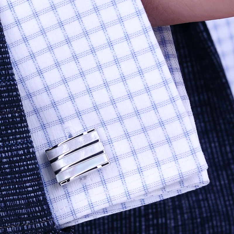 KFLK ювелирные изделия рубашка модные запонки для мужчин бренд Оболочка Запонки