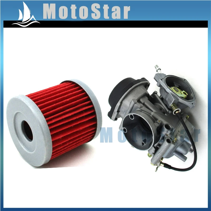 Карбюратор + Масляный фильтр для Suzuki LTZ400 2003-2007 Arctic Cat DVX400 2004 2005 2006 2007 Kawasaki KFX400 2003 |