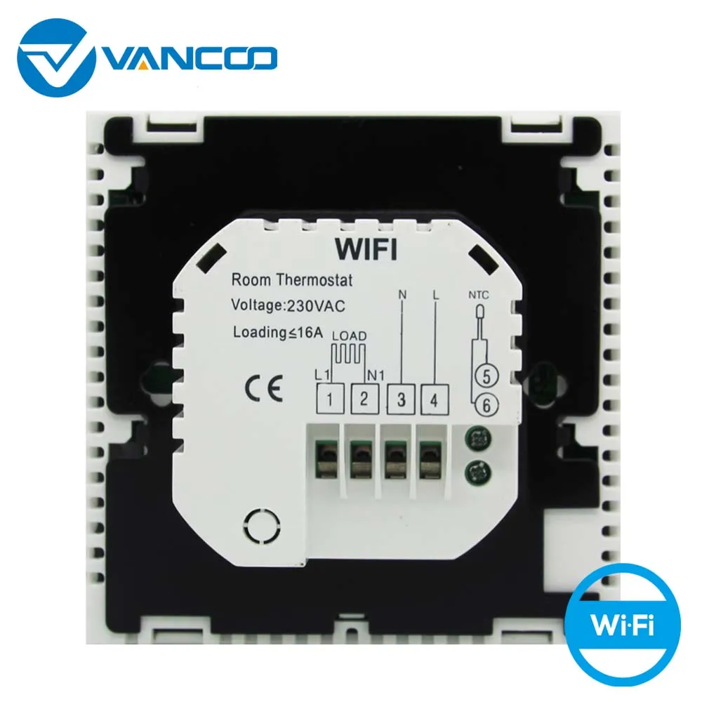 Vancoo 2 шт умный Wifi термостат для подогрева пола ЭЛЕКТРИЧЕСКИЙ КОМНАТНЫЙ теплый