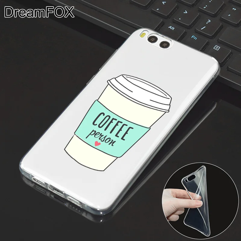 DREAMFOX M118 нормально но сперва кофе Мягкий ТПУ силиконовый чехол для Xiaomi Mi Note 2 3 4 5 6 8
