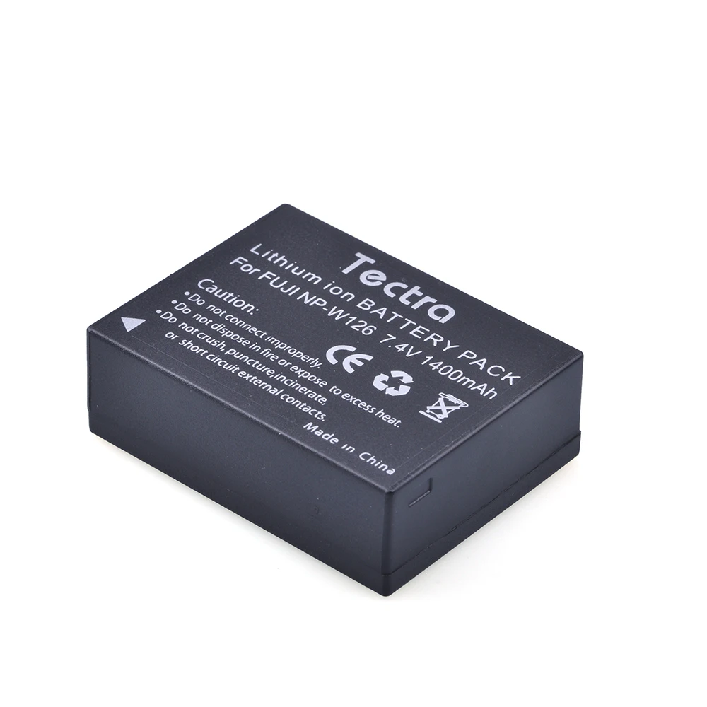 Tectra 2Pcs NP W126 Camera аккумулятор для Fujifilm FinePix HS30EXR HS33EXR HS50EXR X A1 E1 E2 M1|camera battery|np w126battery for