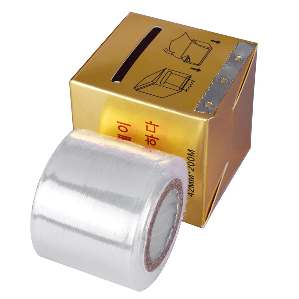 1 коробка татуировки Пластик прозрачный Обёрточная бумага крышка пищевая пленка