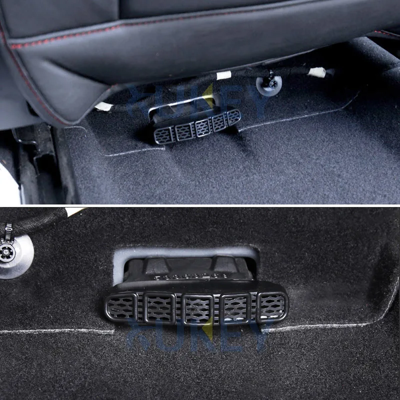 2 шт. для Jeep Compass MP 2017 2019 подогреватель под сиденьем напольный воздуховод