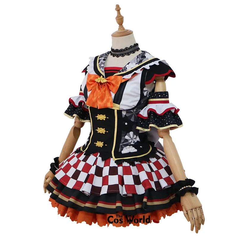 Прекрасно! Солнечный свет! Фартук для горничной Aqours Takami Chika платье Униформа аниме