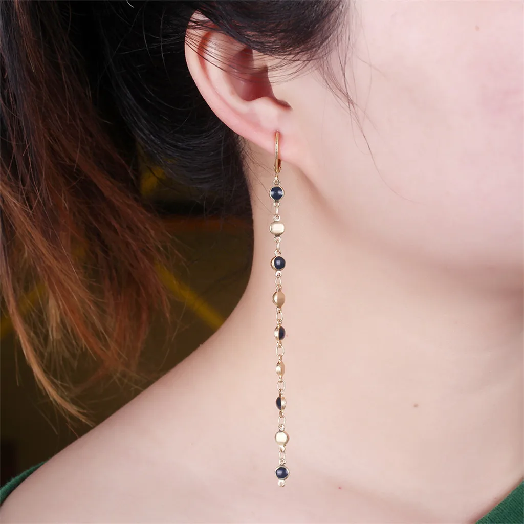 2019 модные длинные серьги с кисточками европейский и американский Национальный