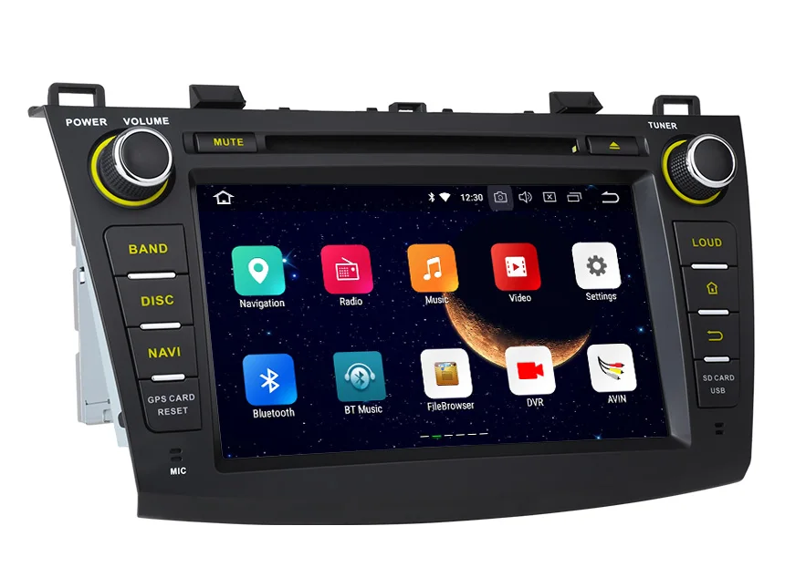 8 &quotВосьмиядерный Android 0 Oreo автомобильный DVD мультимедийный навигатор GPS радио для