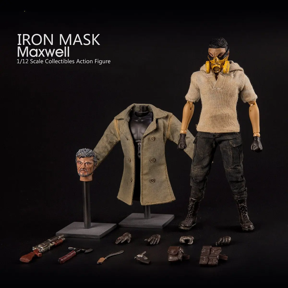 Коллекционная экшн-фигурка Estartek V00010 1:12 YEW Iron Mask Max Well 1/12 | Игрушки и хобби