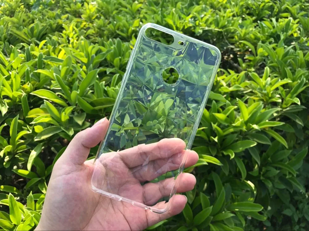 Чехол для Huawei Y7 Prime 2018 5 99 &quot3D алмаз текстура прозрачная задняя крышка чехол |