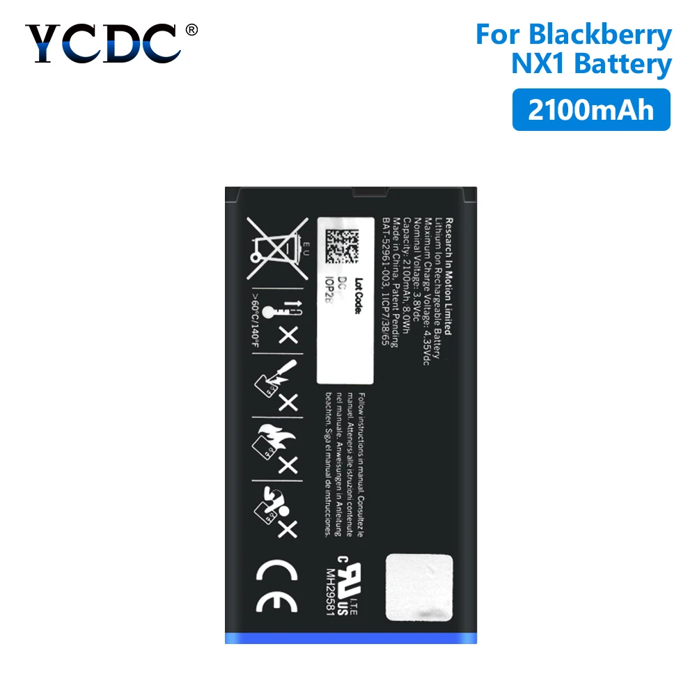 NX1 2100mAh литиевая батарея летучей мыши-52961-003 N-X1 NX-1 для Blackberry Q10/Q10 LTE/Q10 LTE SQN100-1 мобильного телефона
