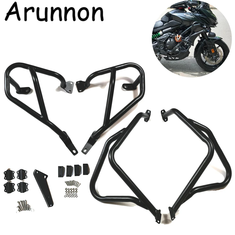Arunnon мотоциклетный бампер для двигателя защита мотоцикла Кавасаки Versys 650 KLE650