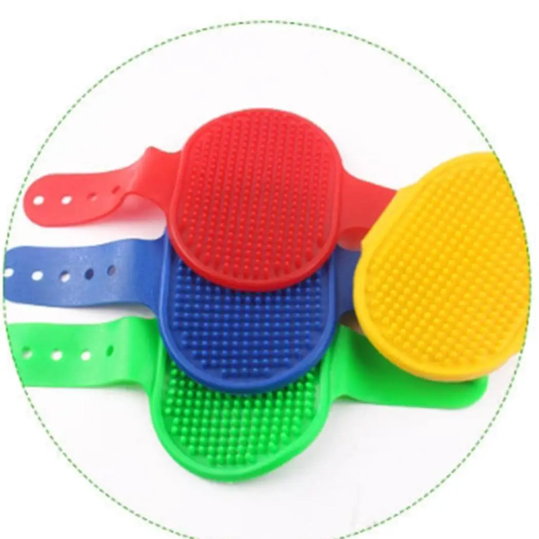 Кошка Собака щетка для ванной регулируемый массаж питомца случайный душ