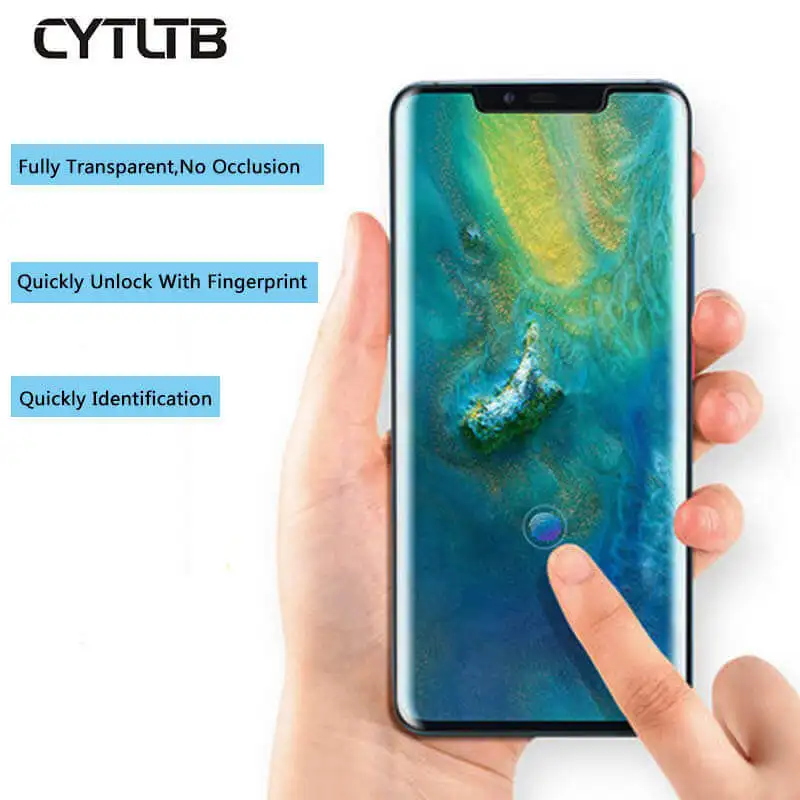 Для Huawei Mate 20 Pro Lite закаленное стекло для мобильного телефона УФ небьющееся