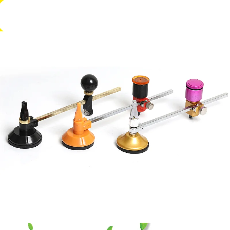 40 см стеклянный Резак роликовый тип автоматические компасы с присоской круг