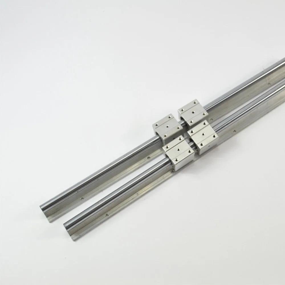 

Поддержка линейной направляющей 2 SBR12-600mm с 4 подшипниками SBR12UU для чпу